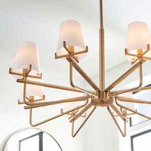 Lassen, 8 Lt Chandelier - luxurious chandeliers for homes | Image 17 | InSTYLE Home & Rugs