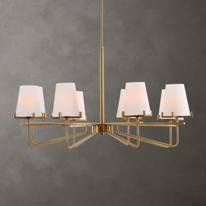 Lassen, 8 Lt Chandelier - luxurious chandeliers for homes | Image 2 | InSTYLE Home & Rugs