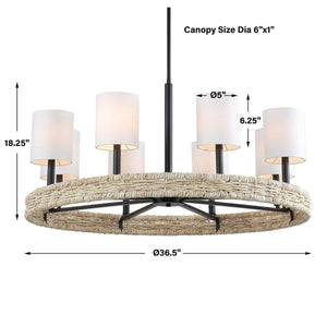 Faiyam, 8 Lt Chandelier - elegant chandeliers for interiors | Image 14 | InSTYLE Home & Rugs