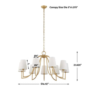 Seville, 9 Lt Chandelier - energy-efficient and stylish designs | Image 13 | InSTYLE Home & Rugs