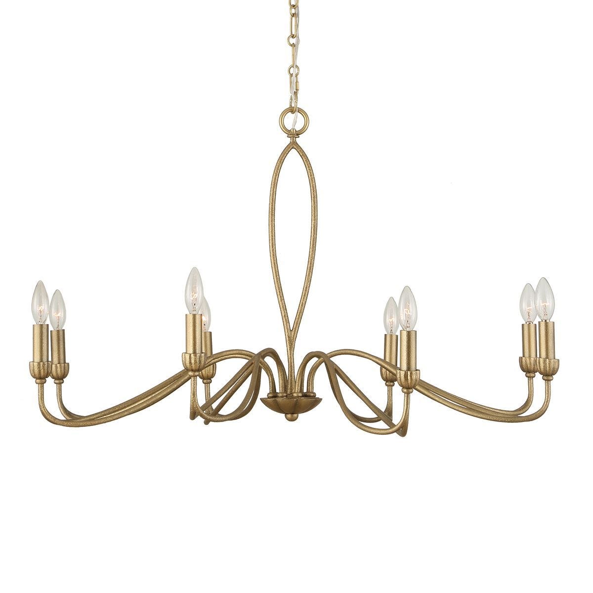 Corella, 8 Lt Chandelier - stylish lighting for any room | Image 2 | InSTYLE Home & Rugs
