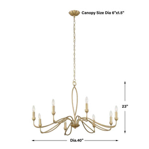 Corella, 8 Lt Chandelier - stylish lighting for any room | Image 13 | InSTYLE Home & Rugs