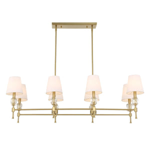 Arques 8 Lt Linear Chandelier - stylish lighting for any room | Image 10 | InSTYLE Home & Rugs