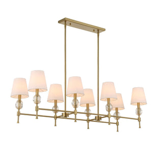Arques 8 Lt Linear Chandelier - stylish lighting for any room | Image 12 | InSTYLE Home & Rugs