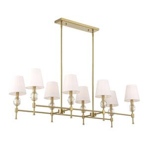 Arques 8 Lt Linear Chandelier - stylish lighting for any room | Image 13 | InSTYLE Home & Rugs