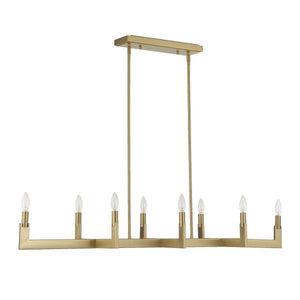 Cordoba, 8 Lt Linear Chandelier - stylish lighting for any room | Image 3 | InSTYLE Home & Rugs