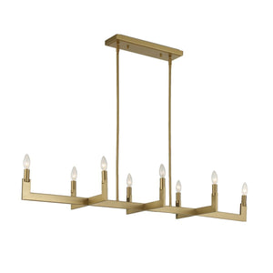 Cordoba, 8 Lt Linear Chandelier - stylish lighting for any room | Image 6 | InSTYLE Home & Rugs