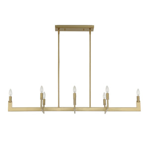 Cordoba, 8 Lt Linear Chandelier - stylish lighting for any room | Image 8 | InSTYLE Home & Rugs