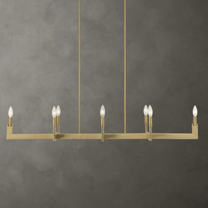 Cordoba, 8 Lt Linear Chandelier - stylish lighting for any room | Image 1 | InSTYLE Home & Rugs