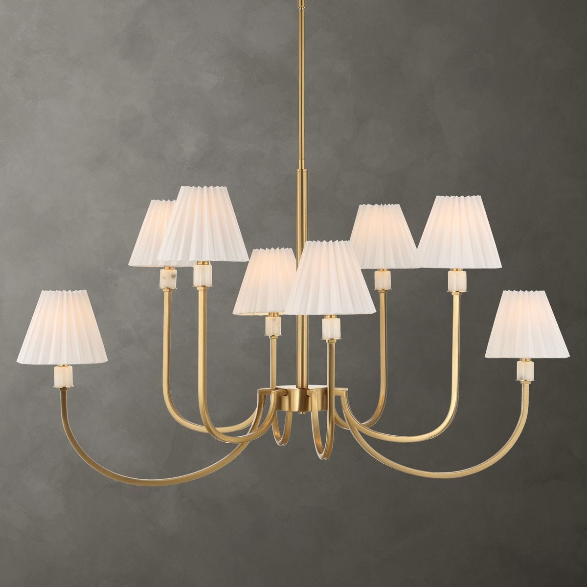 Poppins, 8 Lt Chandelier - luxurious chandeliers for homes | Image 1 | InSTYLE Home & Rugs