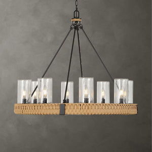 Palm Royal, 8 Lt Indoor-Outdoor Chandelier - energy-efficient and stylish designs | Image 1 | InSTYLE Home & Rugs