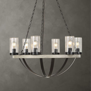 Edgecomb, 6 Lt Indoor-Outdoor Chandelier - stylish lighting for any room | Image 1 | InSTYLE Home & Rugs