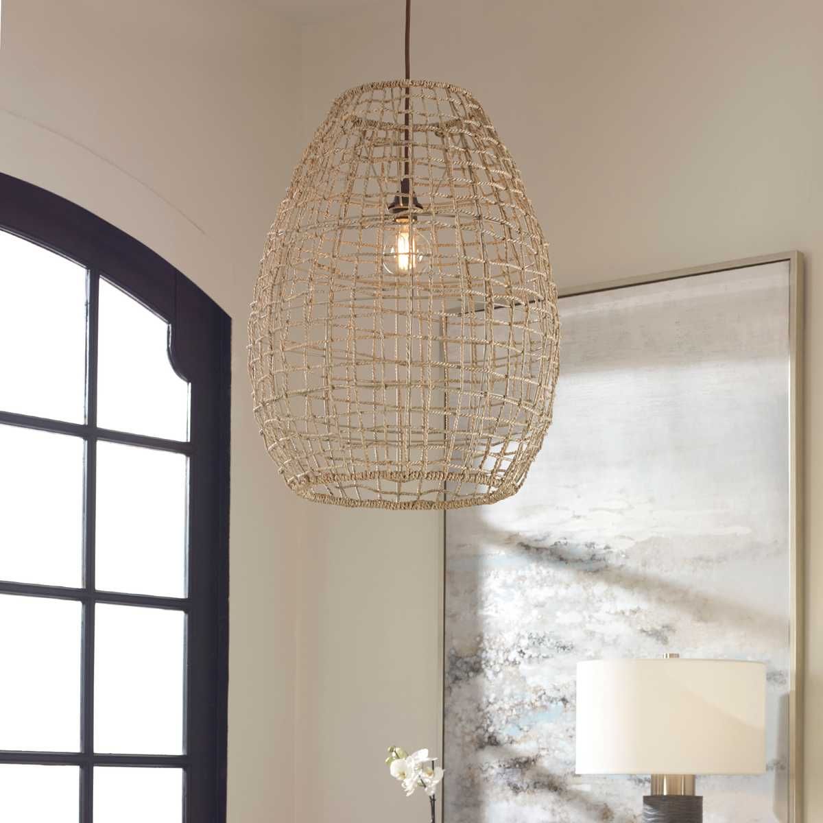 Cross Weave, 1 Lt Pendant - wide variety of lighting fixtures for every room | Image 1 | InSTYLE Home & Rugs