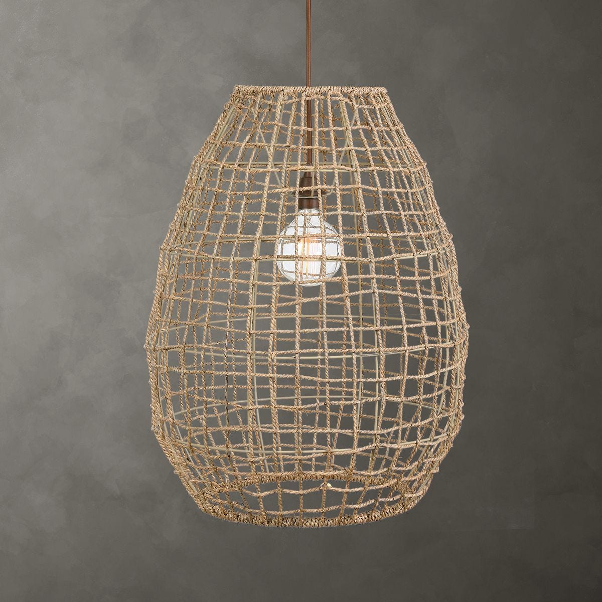 Cross Weave, 1 Lt Pendant - wide variety of lighting fixtures for every room | Image 2 | InSTYLE Home & Rugs