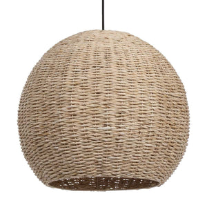 Seagrass Dome, 1 Lt Pendant - chic pendant lights for modern homes | Image 9 | InSTYLE Home & Rugs