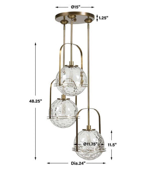 Mimas, 3 Lt Cluster Pendant - from table lamps to chandeliers and floor lamps | Image 8 | InSTYLE Home & Rugs