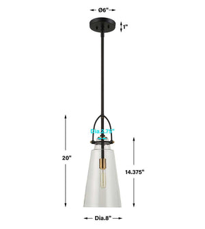 Saugus, 1 Lt Pendant - energy-efficient and stylish designs | Image 10 | InSTYLE Home & Rugs