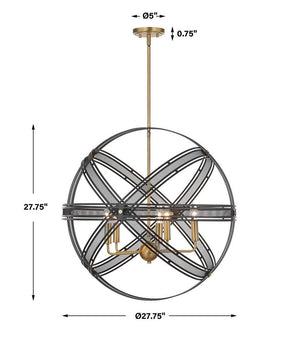 Spherical, 5 Lt Pendant - wide variety of lighting fixtures for every room | Image 12 | InSTYLE Home & Rugs