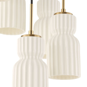 Vanier, 5 Lt Cluster Pendant - stylish pendant lights for interiors | Image 9 | InSTYLE Home & Rugs