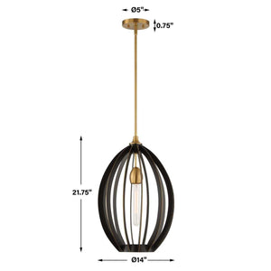 Darby, 1 Lt Pendant - elegant lighting for any room | Image 12 | InSTYLE Home & Rugs