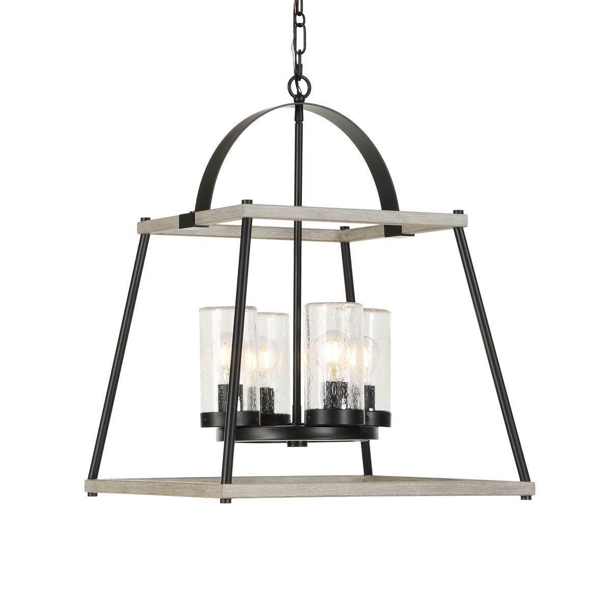 Edgecomb, 4 Lt Indoor-Outdoor Pendant - chic pendant lights for modern homes | Image 2 | InSTYLE Home & Rugs