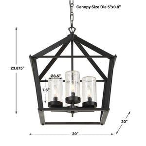 Evanston, 4 Lt Indoor-Outdoor Pendant - stylish pendant lights for interiors | Image 8 | InSTYLE Home & Rugs