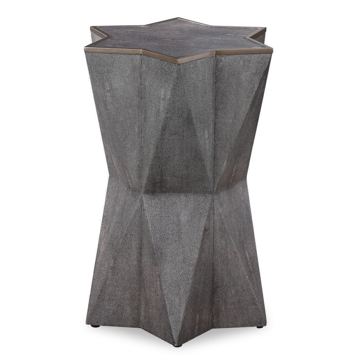 Capella Accent Table, Gray - small accent table with storage for a clutter-free space | Image 1 | InSTYLE Home & Rugs