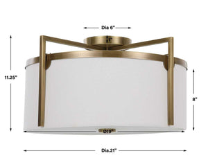 Colfax, 3 Lt Semi Flush - energy-efficient and stylish designs | Image 8 | InSTYLE Home & Rugs