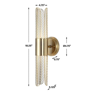 Cret, 2 Lt LED sconce - elegant sconces for wall decor | Image 8 | InSTYLE Home & Rugs