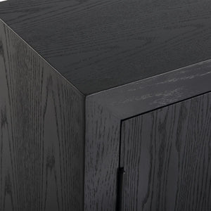 Front Range 2 Door Cabinet, Black - perfect storage for drinks and glassware | Image 7 | InSTYLE Home & Rugs