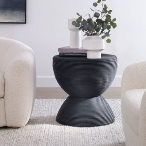 Bongo Side Table, Black - chic and functional side table for your living room | Image 3 | InSTYLE Home & Rugs