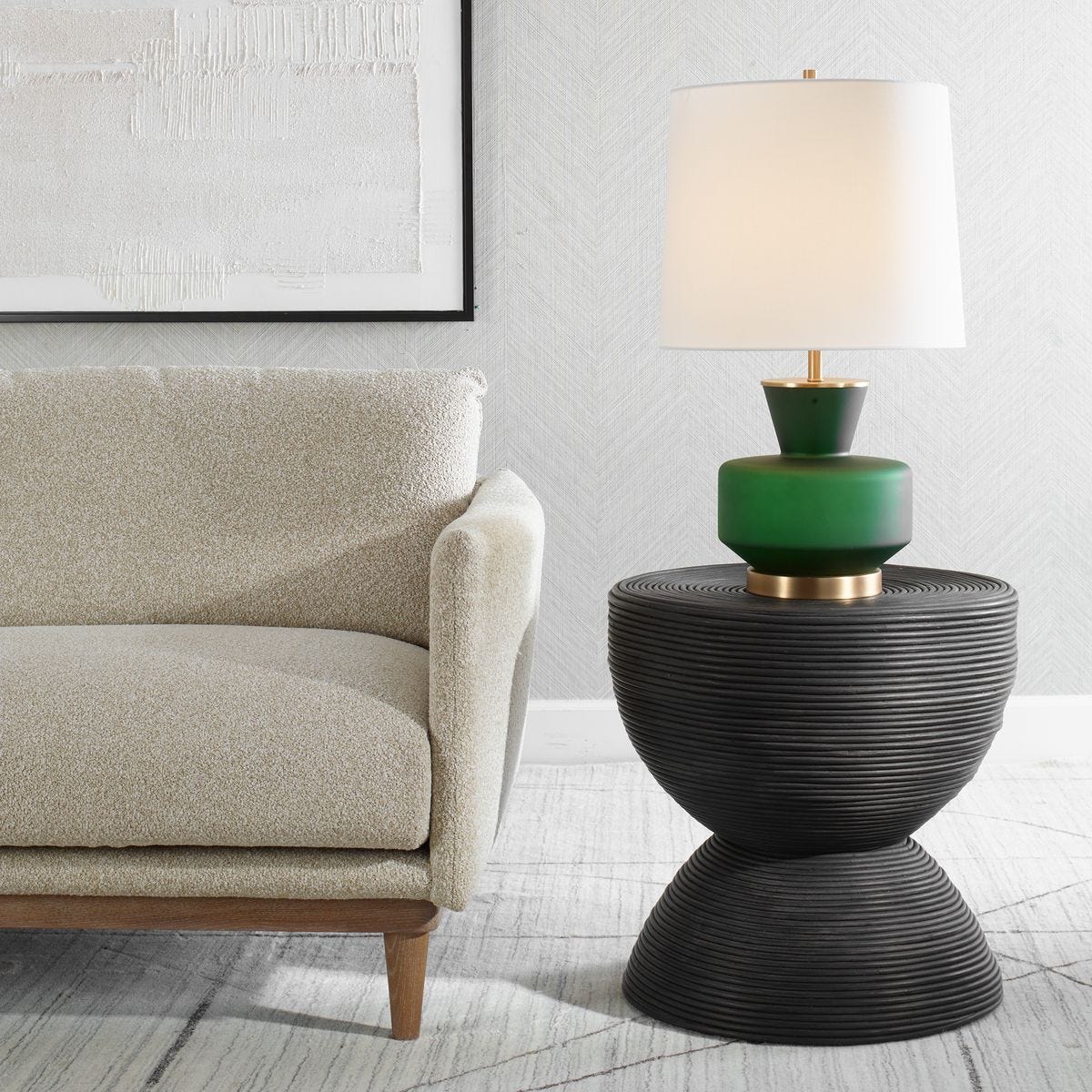 Bongo Side Table, Black - chic and functional side table for your living room | Image 1 | InSTYLE Home & Rugs