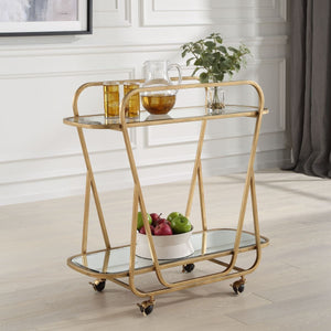 Swain Serving Cart - eye-catching art pieces to enhance your home design | Image 3 | InSTYLE Home & Rugs