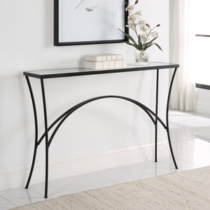 Alayna Console Table, Black - slim tables for entryways | Image 7 | InSTYLE Home & Rugs