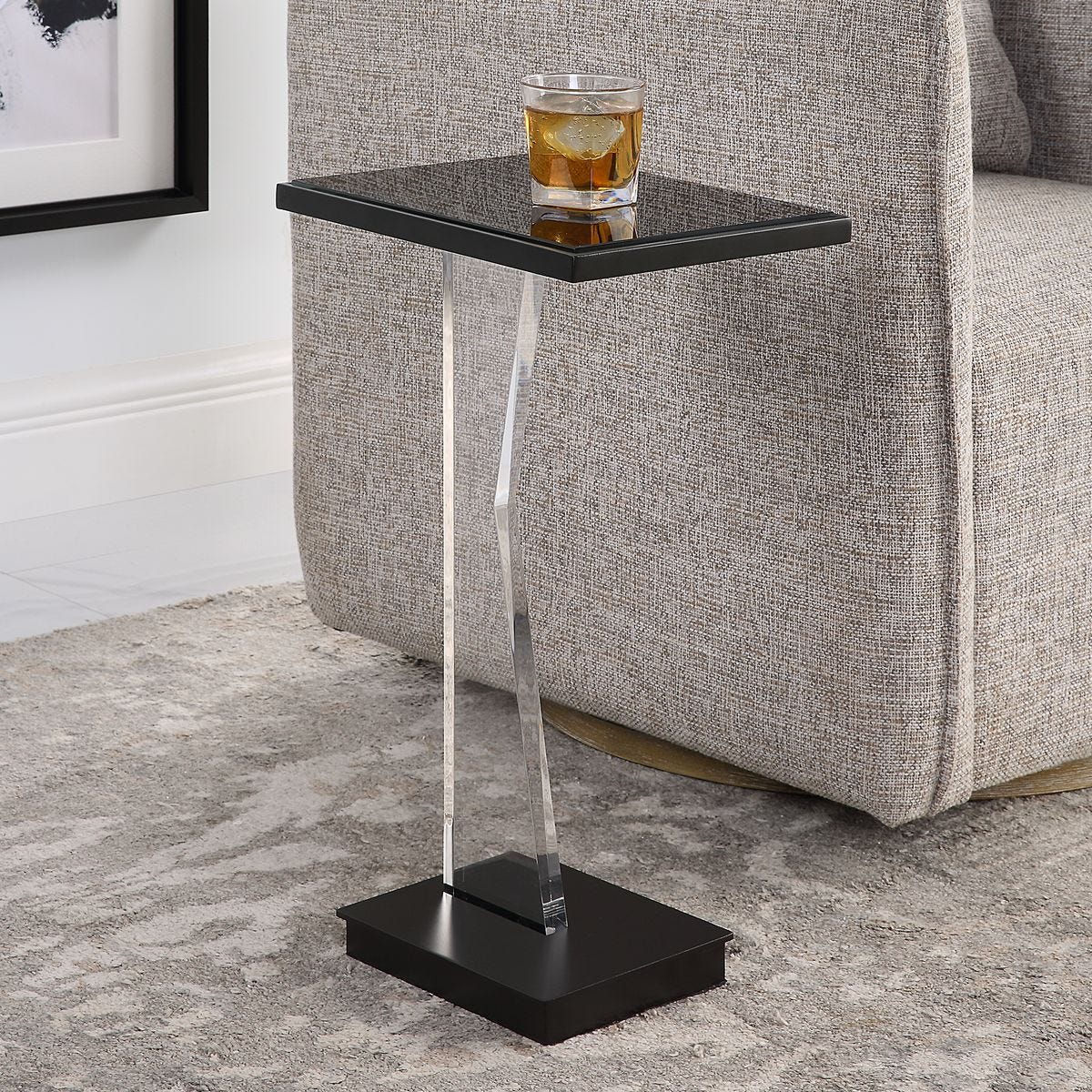 Angle Accent Table - chic accent table for contemporary home interiors | Image 1 | InSTYLE Home & Rugs