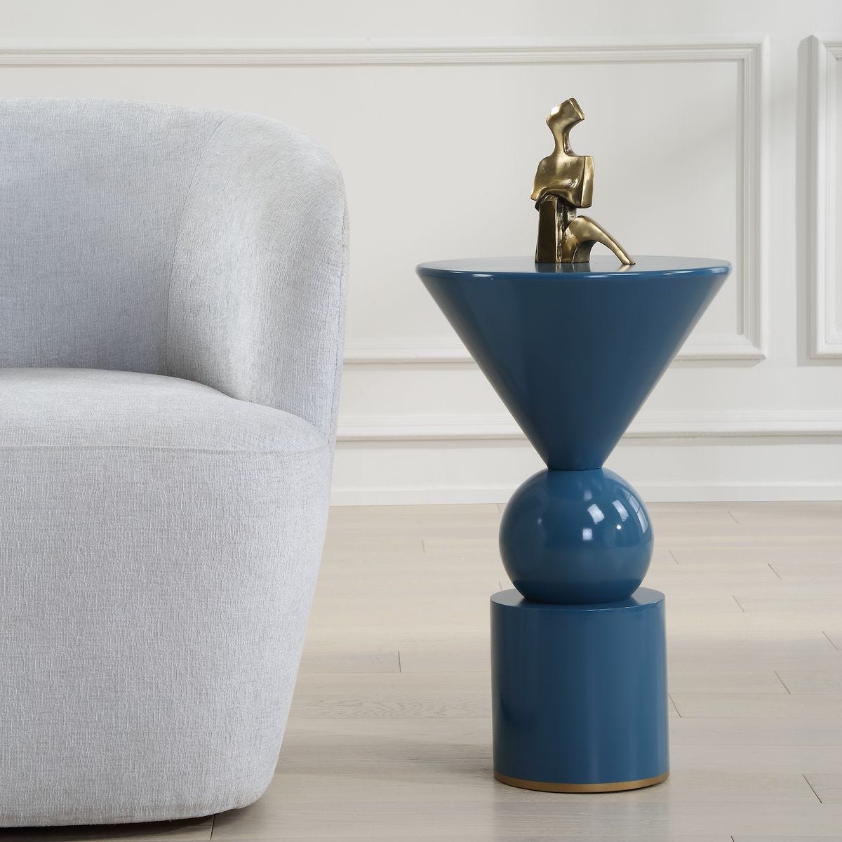 Trig Accent Table - functional accent table with unique design for any room | Image 1 | InSTYLE Home & Rugs