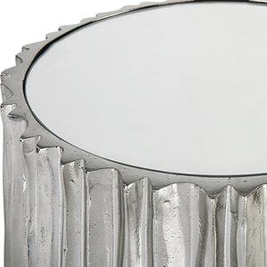Echo Drink Table, Nickel - functional design with style | Image 5 | InSTYLE Home & Rugs
