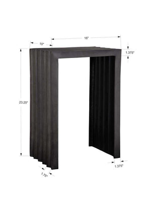 In The Groove Accent Table - small accent table with storage for a clutter-free space | Image 6 | InSTYLE Home & Rugs