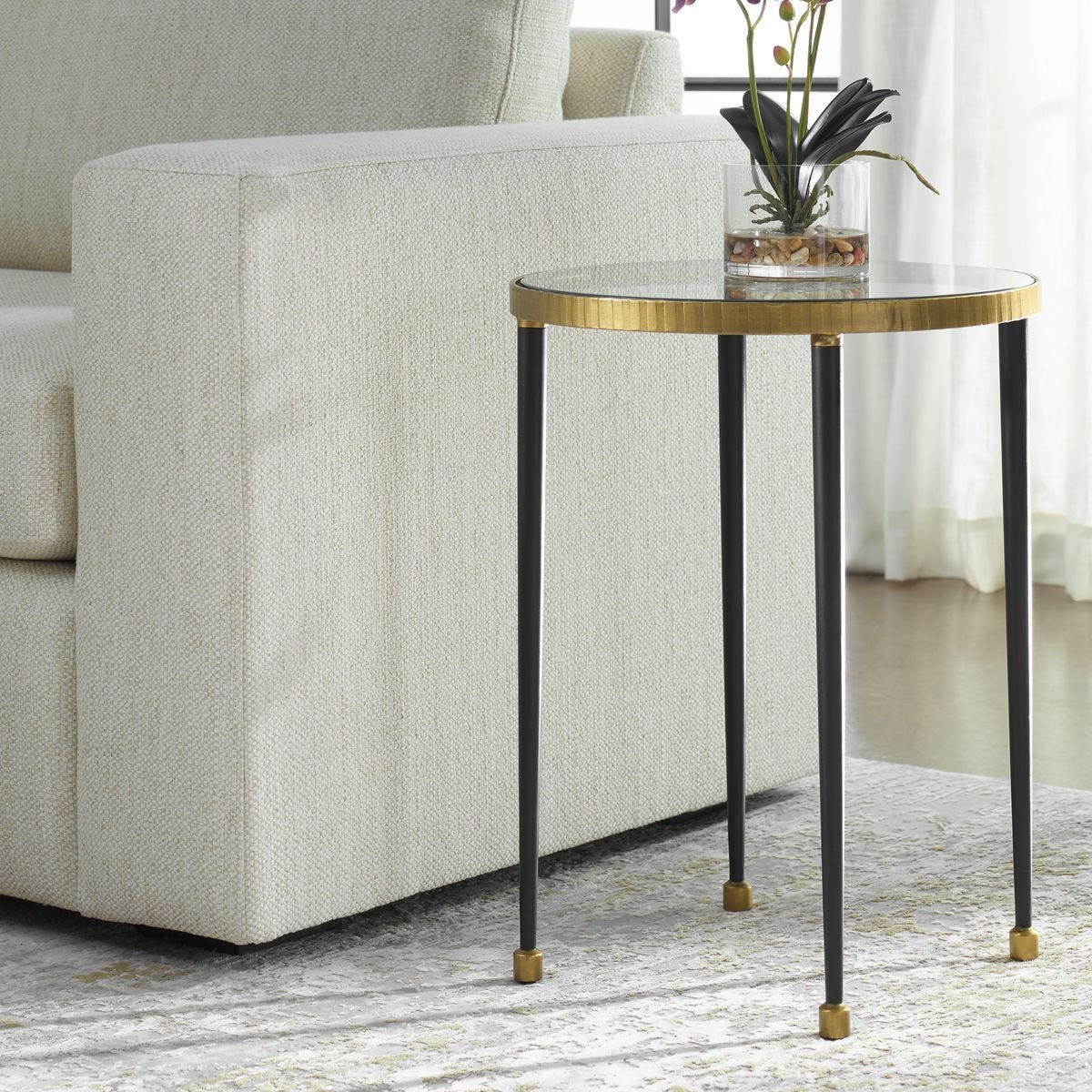 Stiletto Side Table - chic and functional side table for your living room | Image 1 | InSTYLE Home & Rugs
