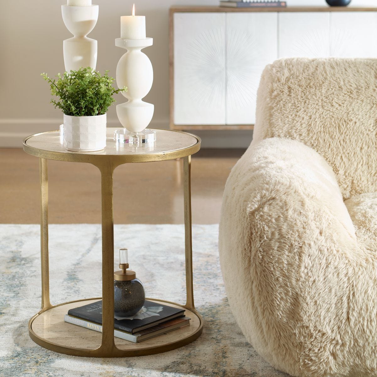Clench Side Table, 2 Cartons - available in a variety of materials and styles | Image 1 | InSTYLE Home & Rugs