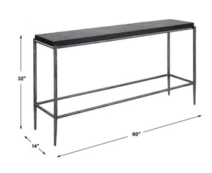 Crescendo Console Table - compact console for organizing entryway or hallway essentials | Image 8 | InSTYLE Home & Rugs