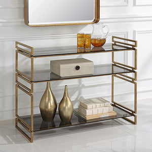 Stacked Up Console Table - elegant console table for modern living room decor | Image 3 | InSTYLE Home & Rugs