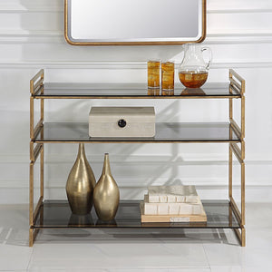 Stacked Up Console Table - elegant console table for modern living room decor | Image 1 | InSTYLE Home & Rugs