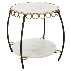 Chainlink Side Table - perfect for holding drinks, lamps, and other essentials | Image 4 | InSTYLE Home & Rugs