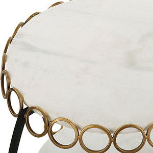 Chainlink Side Table - perfect for holding drinks, lamps, and other essentials | Image 5 | InSTYLE Home & Rugs
