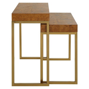 Burl-esque Nesting Tables, S/2 - contemporary end table for sofas | Image 5 | InSTYLE Home & Rugs