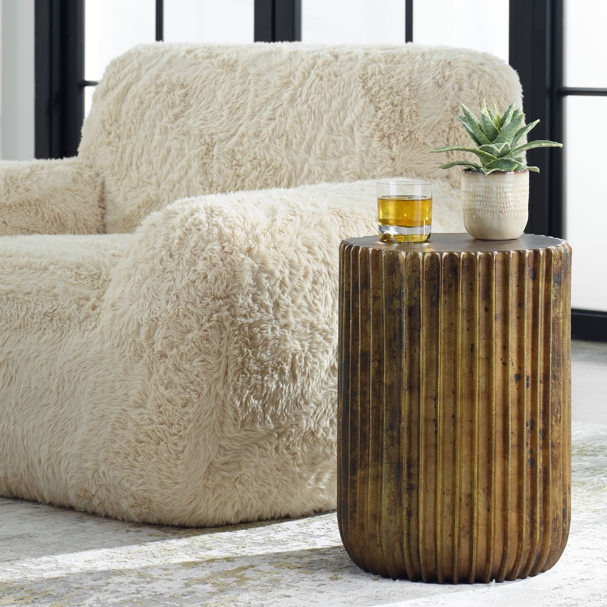 Peaks and Valleys Accent Table - functional accent table with unique design for any room | Image 1 | InSTYLE Home & Rugs