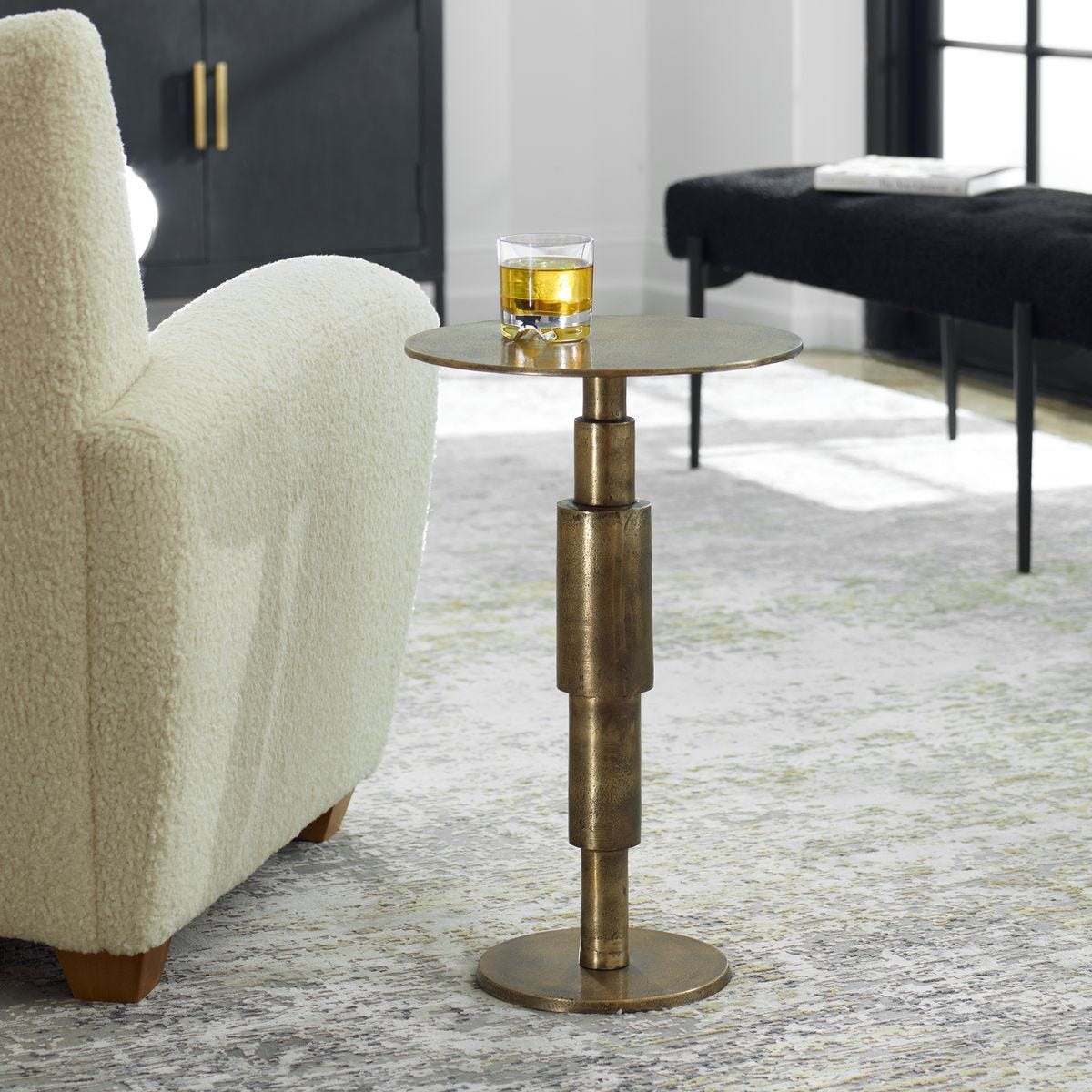 Descend Accent Table - functional accent table with unique design for any room | Image 1 | InSTYLE Home & Rugs