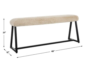 Taupo Bench - stylish bench for any space | Image 7 | InSTYLE Home & Rugs