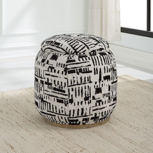 Dialogue Ottoman, Black - perfect footrests with style | Image 3 | InSTYLE Home & Rugs